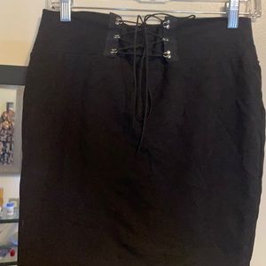 Charlotte Russe black mini skirt
